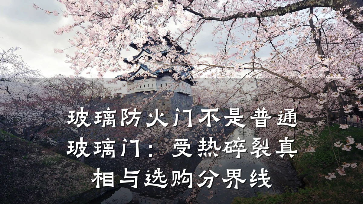 玻璃防火门不是普通玻璃门：受热碎裂真相与选购分界线