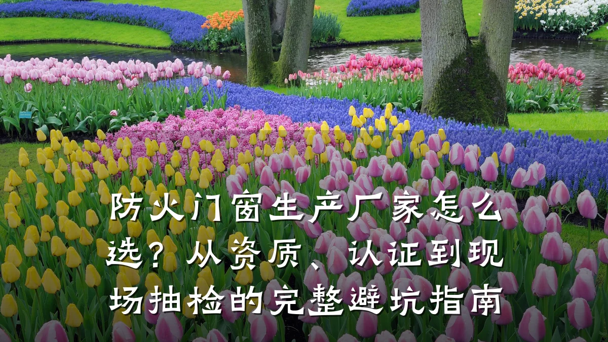 防火门窗生产厂家怎么选？从资质、认证到现场抽检的完整避坑指南