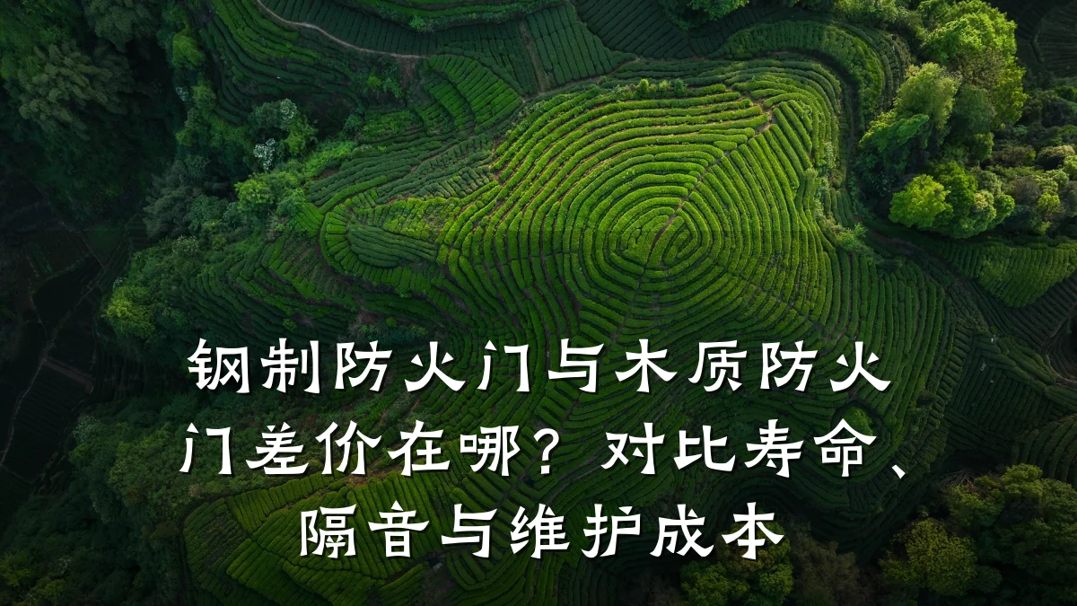 钢制防火门与木质防火门差价在哪？对比寿命、隔音与维护成本