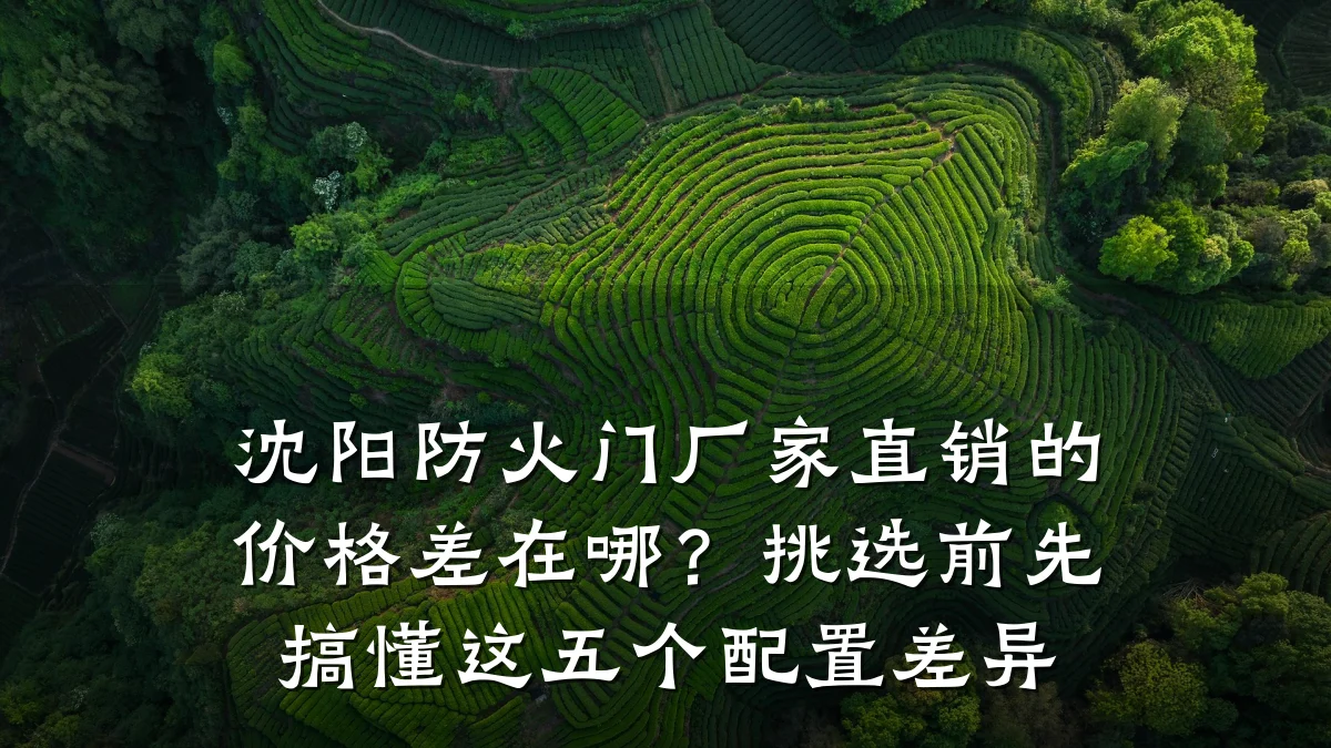 沈阳防火门厂家直销的价格差在哪？挑选前先搞懂这五个配置差异