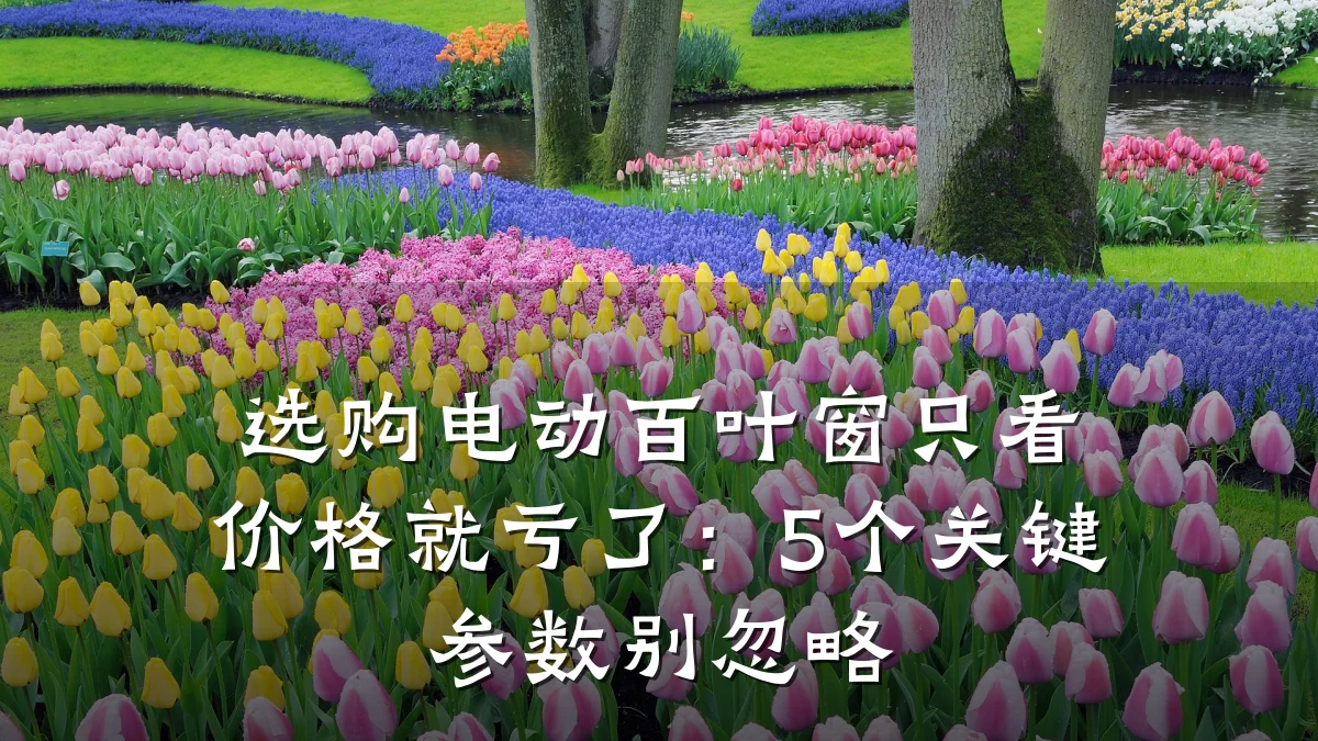 选购电动百叶窗只看价格就亏了：5个关键参数别忽略