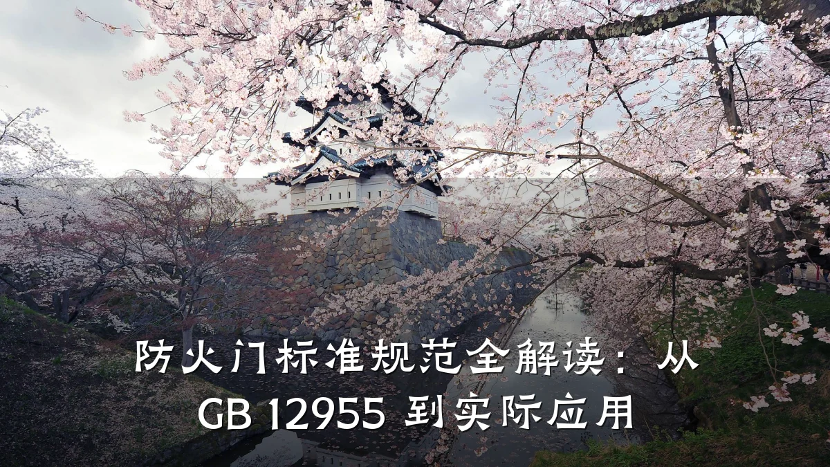 防火门标准规范全解读：从 GB 12955 到实际应用