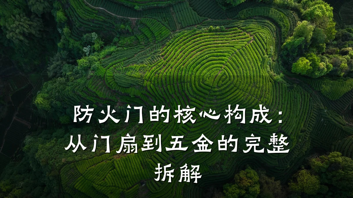 防火门的核心构成：从门扇到五金的完整拆解