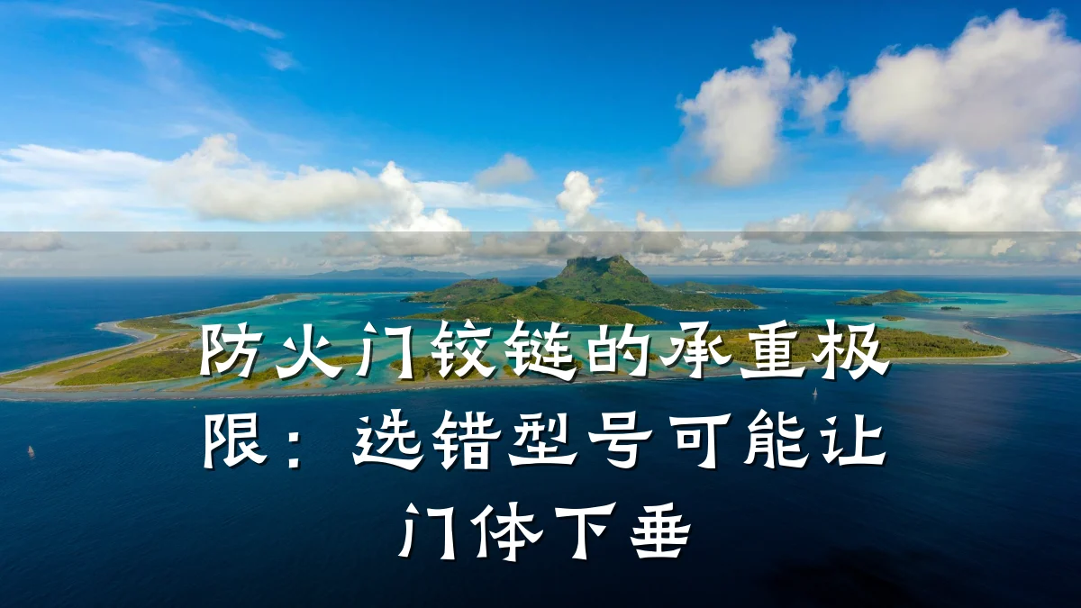 防火门铰链的承重极限：选错型号可能让门体下垂