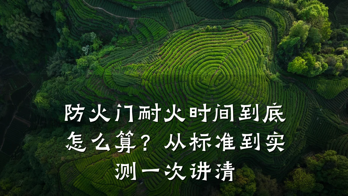 防火门耐火时间到底怎么算？从标准到实测一次讲清
