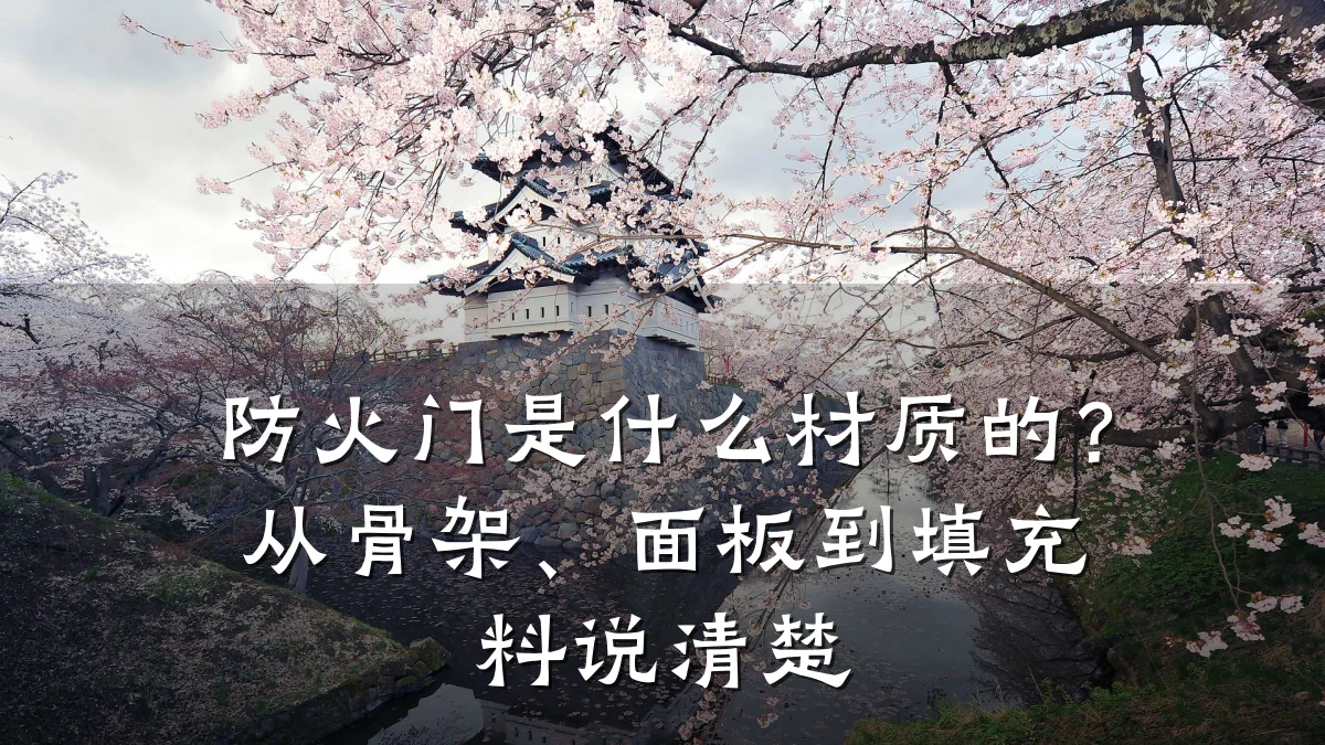 防火门是什么材质的？从骨架、面板到填充料说清楚