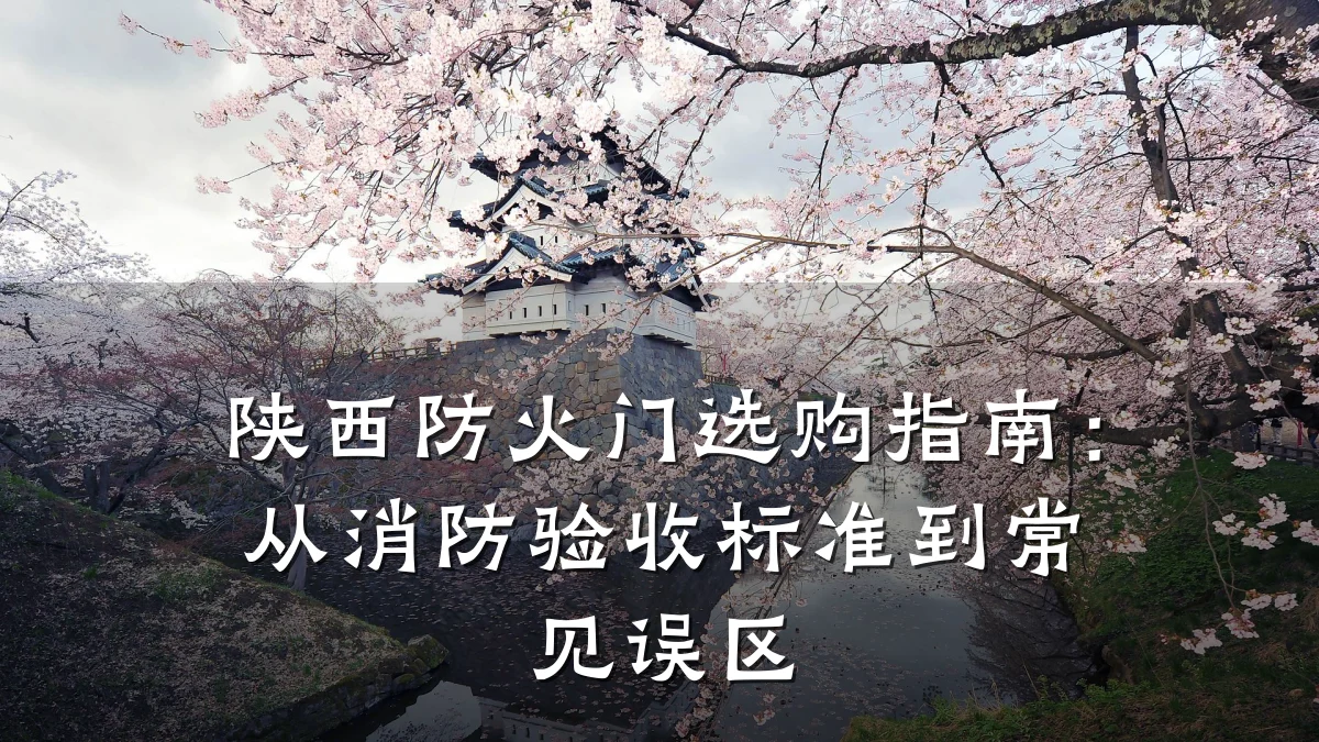 陕西防火门选购指南:从消防验收标准到常见误区